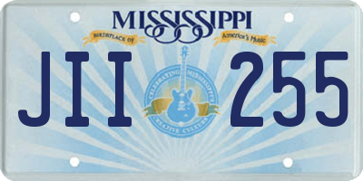 MS license plate JII255