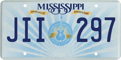 MS license plate JII297