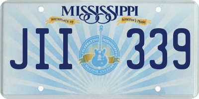 MS license plate JII339