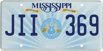 MS license plate JII369