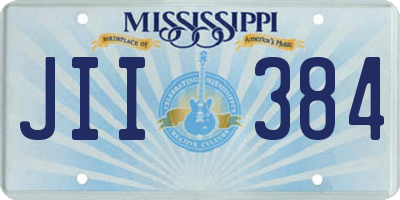 MS license plate JII384