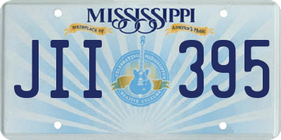 MS license plate JII395