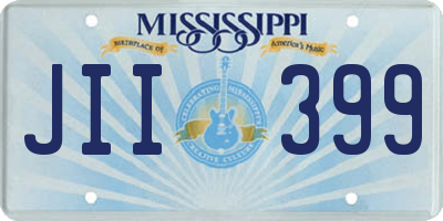 MS license plate JII399