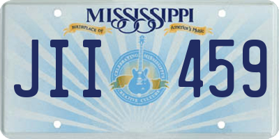 MS license plate JII459