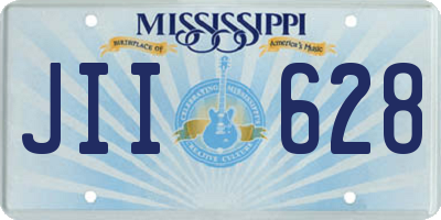 MS license plate JII628