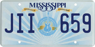 MS license plate JII659
