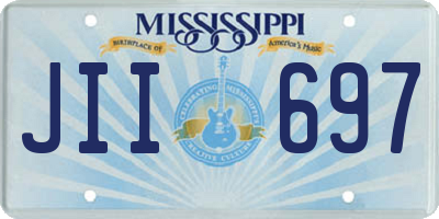 MS license plate JII697
