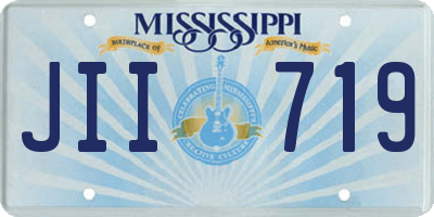 MS license plate JII719