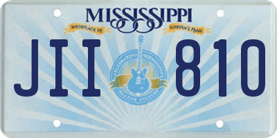 MS license plate JII810