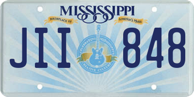 MS license plate JII848