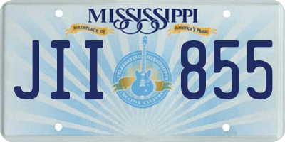 MS license plate JII855