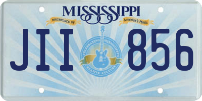 MS license plate JII856