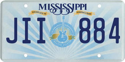 MS license plate JII884