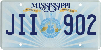 MS license plate JII902
