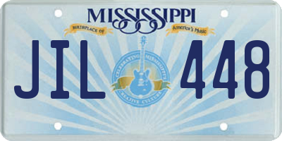 MS license plate JIL448
