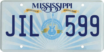 MS license plate JIL599