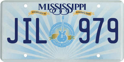 MS license plate JIL979