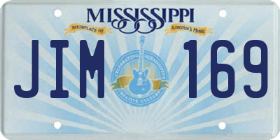 MS license plate JIM169