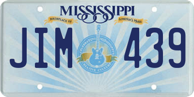 MS license plate JIM439