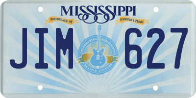 MS license plate JIM627