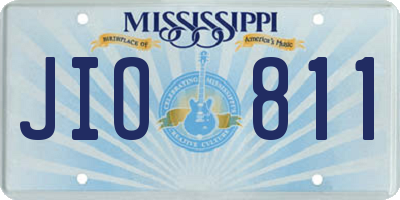 MS license plate JIO811