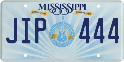 MS license plate JIP444