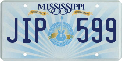 MS license plate JIP599