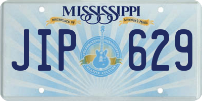 MS license plate JIP629