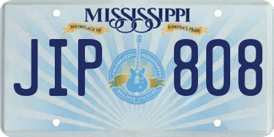 MS license plate JIP808