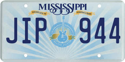 MS license plate JIP944