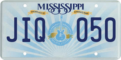 MS license plate JIQ050