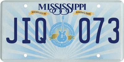 MS license plate JIQ073
