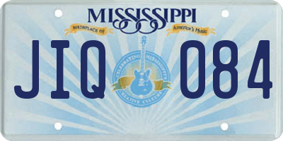MS license plate JIQ084