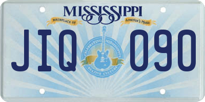 MS license plate JIQ090