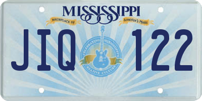 MS license plate JIQ122