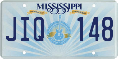 MS license plate JIQ148