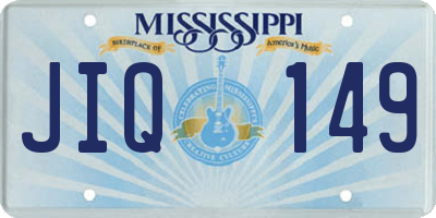 MS license plate JIQ149