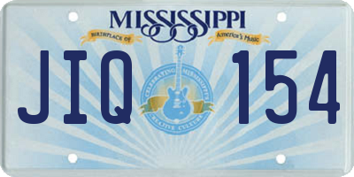 MS license plate JIQ154