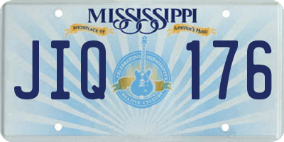 MS license plate JIQ176