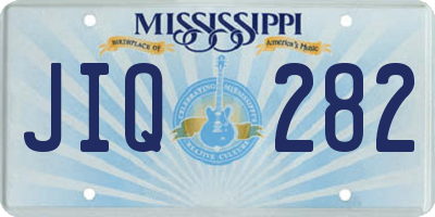 MS license plate JIQ282