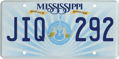 MS license plate JIQ292