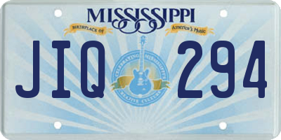 MS license plate JIQ294