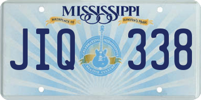 MS license plate JIQ338