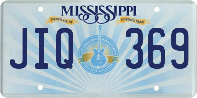 MS license plate JIQ369