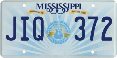 MS license plate JIQ372