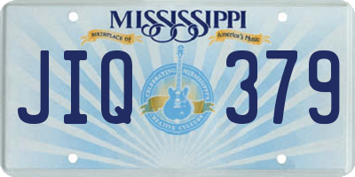 MS license plate JIQ379