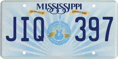 MS license plate JIQ397