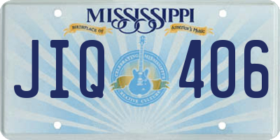 MS license plate JIQ406