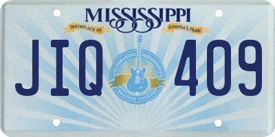 MS license plate JIQ409