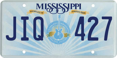 MS license plate JIQ427